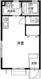 シャンブル S【1階】の間取り