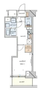 1Kの間取り画像