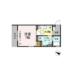 神奈川県藤沢市辻堂太平台2【アパート】の間取り