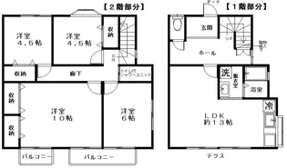 池田コーポ【2階】の間取り