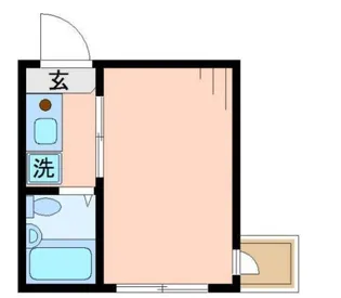 ベルエステート竹ノ塚B【2階】の間取り