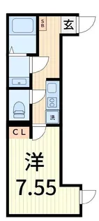 カインドネス亀有II【2階】の間取り