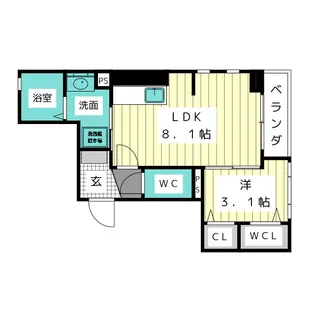 M’s Vieuno(エムズビューノ)【1階】の間取り