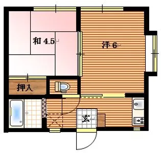 メゾン横戸【2階】の間取り