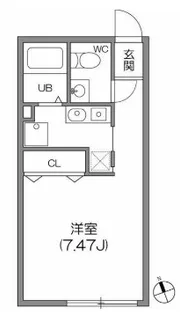 ZESTY神楽坂I ゼスティ神楽坂I【4階】の間取り