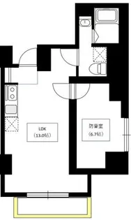 Bel Canto浅草蔵前【3階】の間取り
