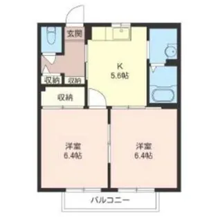 2Kの間取り画像