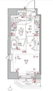 東京都江東区森下1【マンション】の間取り