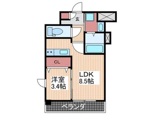 広島県呉市本通1【マンション】の間取り