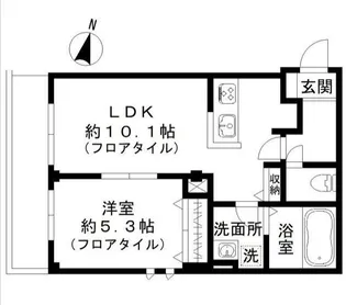 東京都世田谷区上用賀3【マンション】の間取り