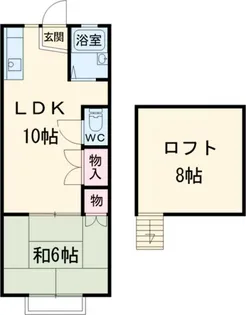 中央ビル塚田【2階】の間取り