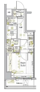 ブライズ西大井【4階】の間取り