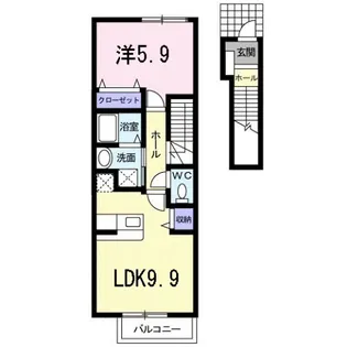 アウローラ【2階】の間取り