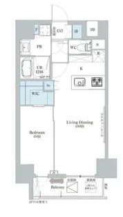 東京都台東区蔵前4【マンション】の間取り