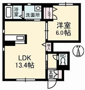 シャーメゾン野口 C棟【1階】の間取り