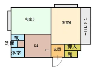 ハイム熊谷【3階】の間取り