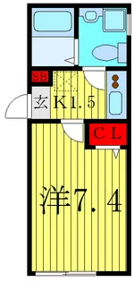 東京都板橋区泉町【アパート】の間取り