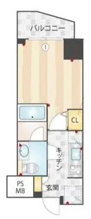 ニューガイア リルーム芝No.28【9階】の間取り