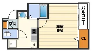 CITY DWELL SKY TORTOISE【3階】の間取り