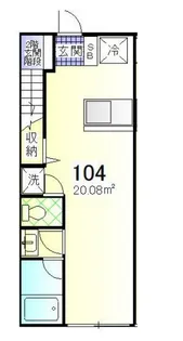 mitia terrace大町【1階】の間取り