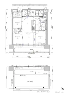 ザ・サンパーク小倉駅タワーレジデンス【3階】の間取り