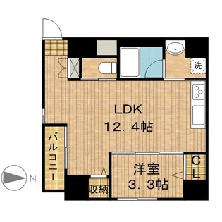 HONNMACHI BOX24【3階】の間取り