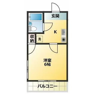 ジュネパレス草加第6【3階】の間取り