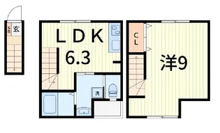 Relation青砥【3階】の間取り
