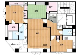 プレイス カサレリア【7階】の間取り