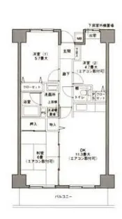 アバンパルク横浜【9階】の間取り