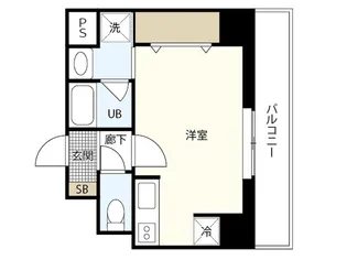 ヴィラ博丈横川【12階】の間取り