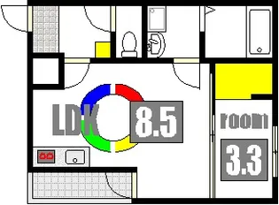 MOVE宇品御幸NEO【1階】の間取り