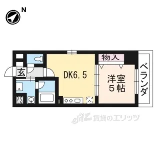 アール・ツー・コート【6階】の間取り