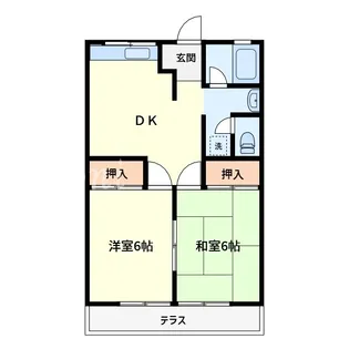 パステル麻生【1階】の間取り