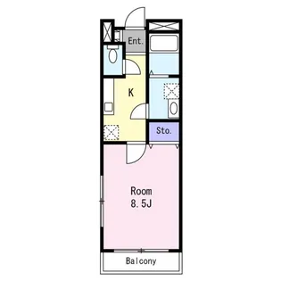 フォレストハイム【1階】の間取り