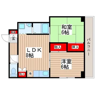 第5ママダビル南砂ハイツ【5階】の間取り