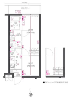 ZOOM荻窪【2階】の間取り