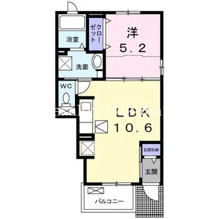 グレイスサイトB【1階】の間取り