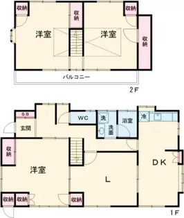 東京都町田市山崎町【一戸建】の間取り