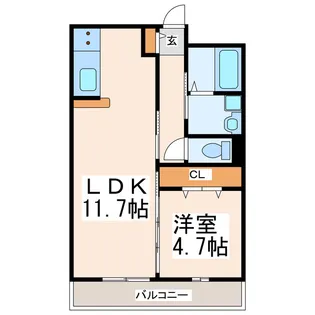 Sola【3階】の間取り