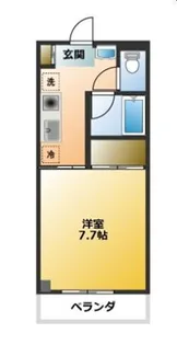 Cs 14 MINEGISHI【4階】の間取り