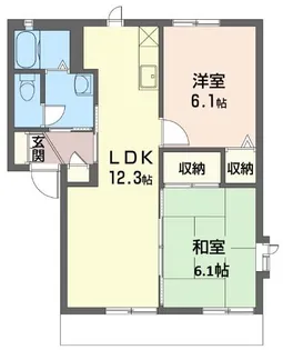オークスD【1階】の間取り
