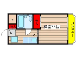 宮地ハイツ【2階】の間取り