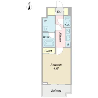 プロシードTX流山セントラルパーク【9階】の間取り