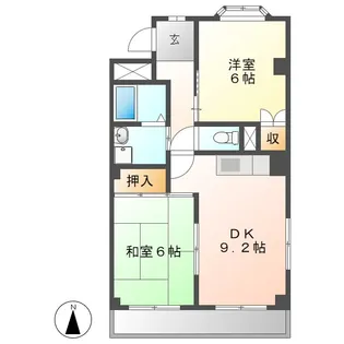 ファミールARAKAWA【2階】の間取り