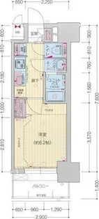 プレサンス太閤通駅前デュプル【5階】の間取り