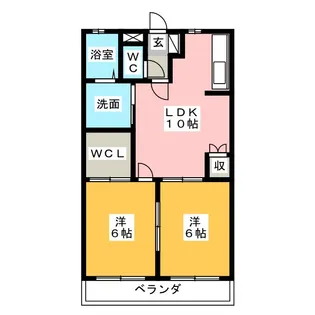 レジデンス善【1階】の間取り