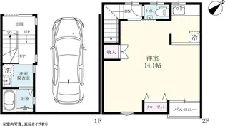 プレミアムガレージ長神田の間取り