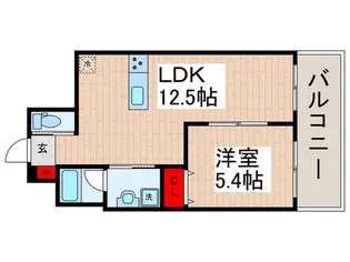 Mimi clochette【2階】の間取り