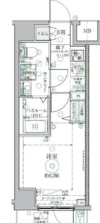 クレヴィスタ北綾瀬【3階】の間取り